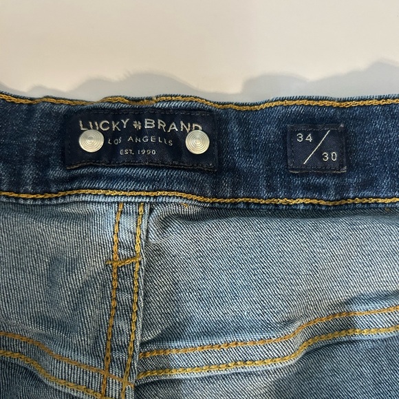 Lucky Brand Men's Dark Blue Bootcut Jeans Relaxed Fit 34/30 - Picture 4 of 9